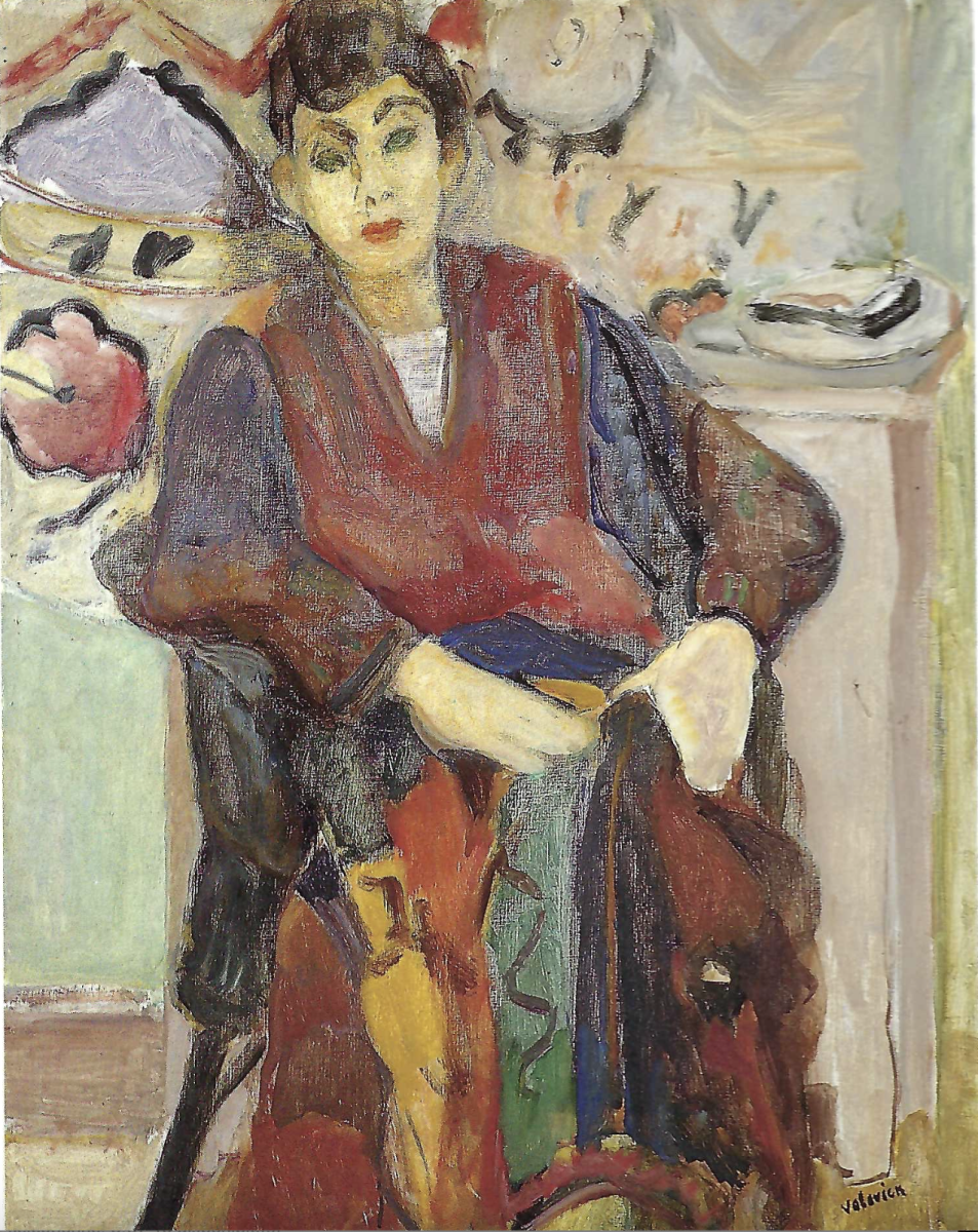 Femme à la robe orientale